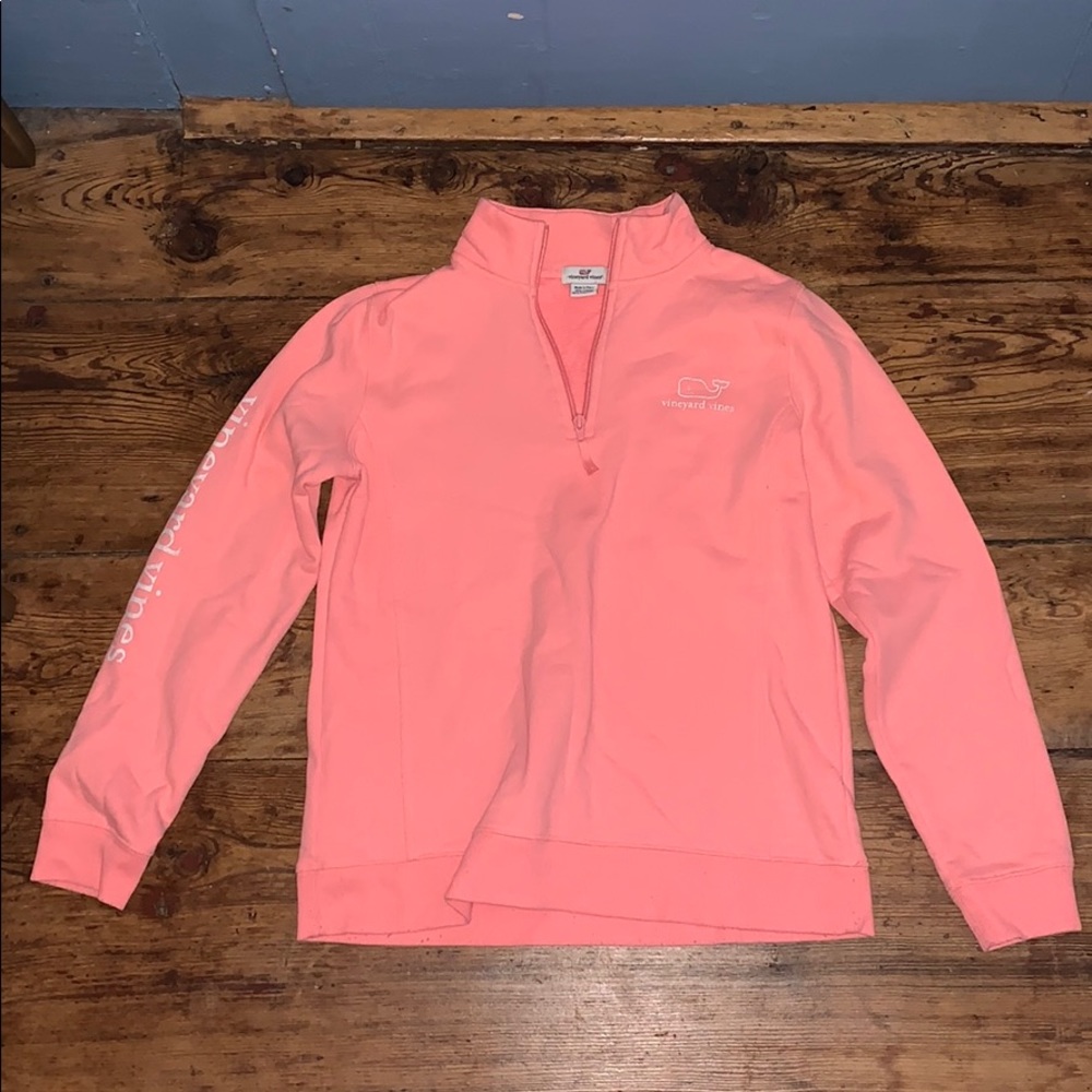 Pink Vineyard Vines Quarter Zip 🐳